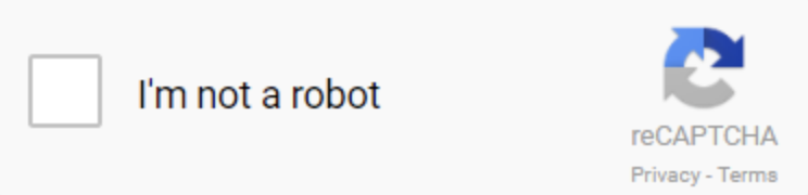 sign up form: recaptcha