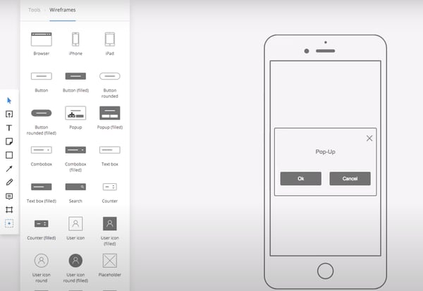 Wireframe mapping tool.