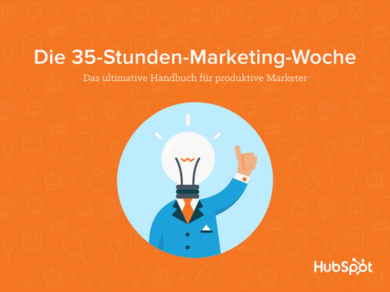 Die 35-Stunden-Marketing-Woche – Titelseite