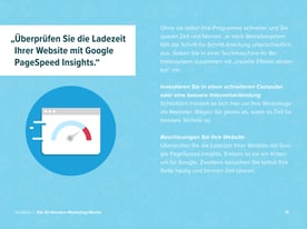 Die 35-Stunden-Marketing-Woche – Beispielseite