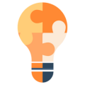 Icon light bulb puzzle 120 x 120