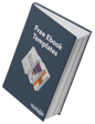 Three colorful ebook covers displayed next to each other on the front cover of a dark blue e-book titled 