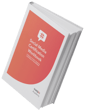 Social Media Certification Workbook with a gradient orange cover featuring a hashtag symbol, laying on a white surface.