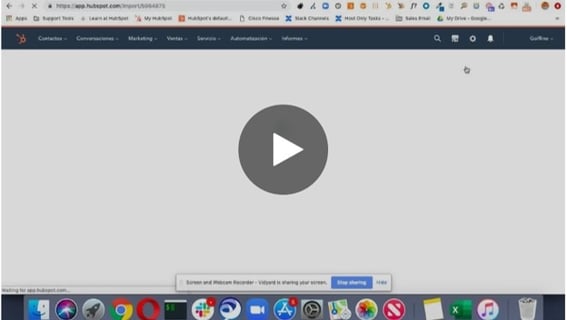 Importar contactos por medio de archivos de Excel