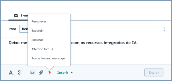 assistente de IA no sistema de Help Desk da HubSpot