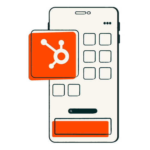 Pictogram Mobile CRM-App