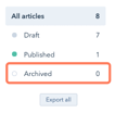 Archive your content