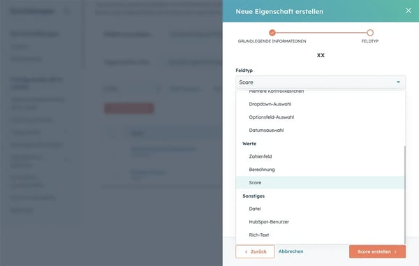 Das Deal-Dashboard in der Benutzeroberfläche von Sales Hub