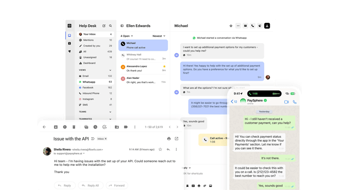 Intercom conversation client