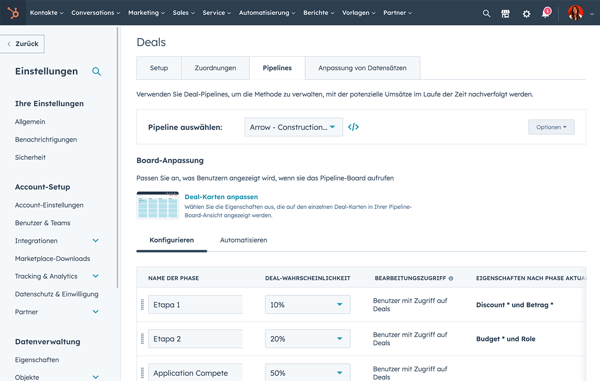 customize-sales-pipeline-de