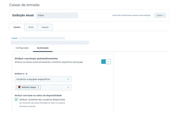 captura de tela com as regras do gerenciador de e-mail gratuito da HubSpot