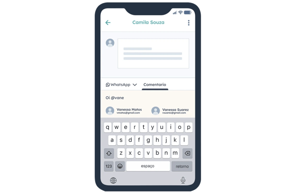 use a caixa de entrada para dispositivos móveis da HubSpot para oferecer atendimento ao cliente 24 horas por dia, 7 dias por semana, de onde você estiver 