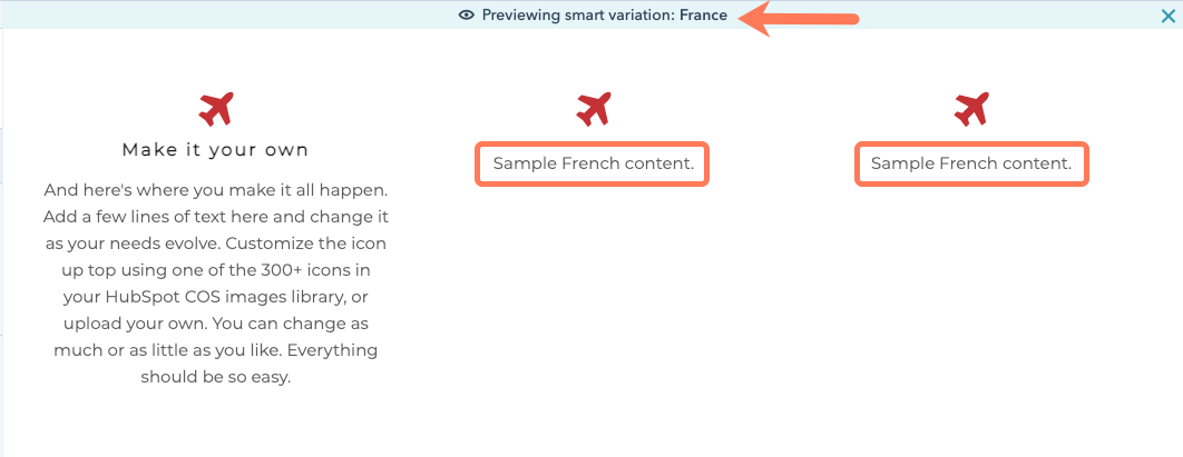 Create and manage smart content rules