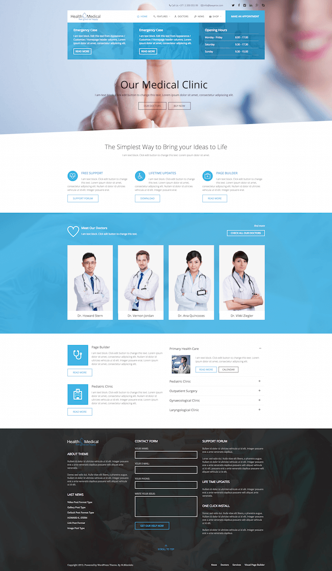 Health & Medical WordPress Theme