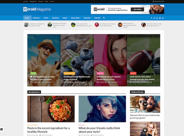 Herald - News Portal & Magazine WordPress Theme