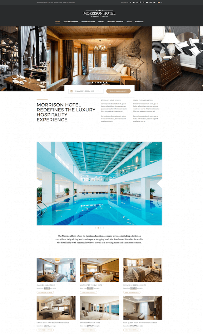 Morrison Hotel WordPress Theme