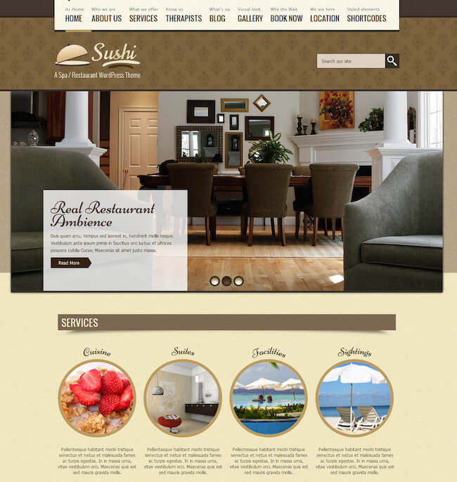 SPA Treats WordPress Theme