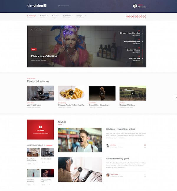 Slimvideo-Video-Community-Theme