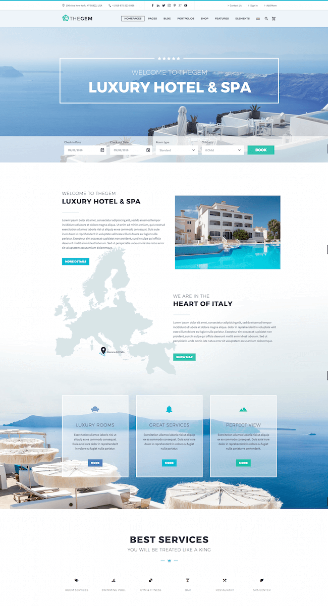 TheGem Hotel Theme