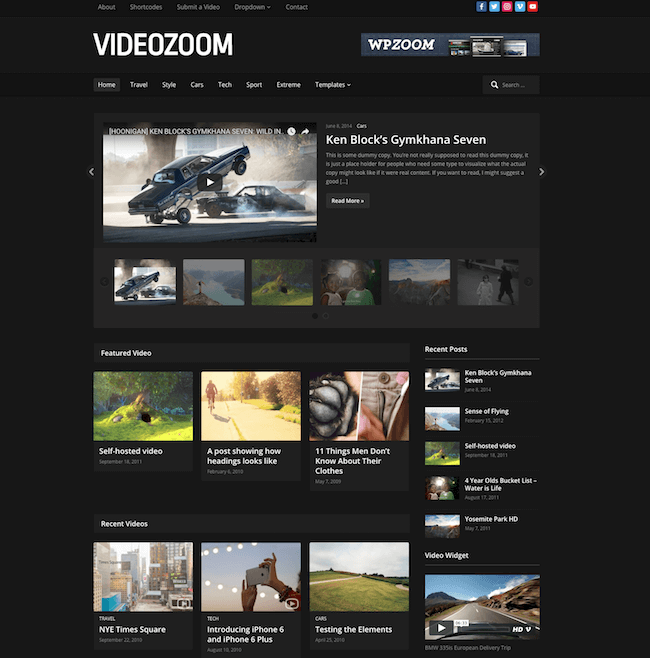 VideoZoom WordPress Theme