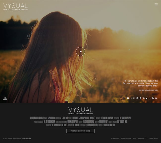 Vysual Theme for WordPress 