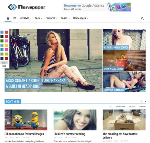 newspaper-wordpress-theme