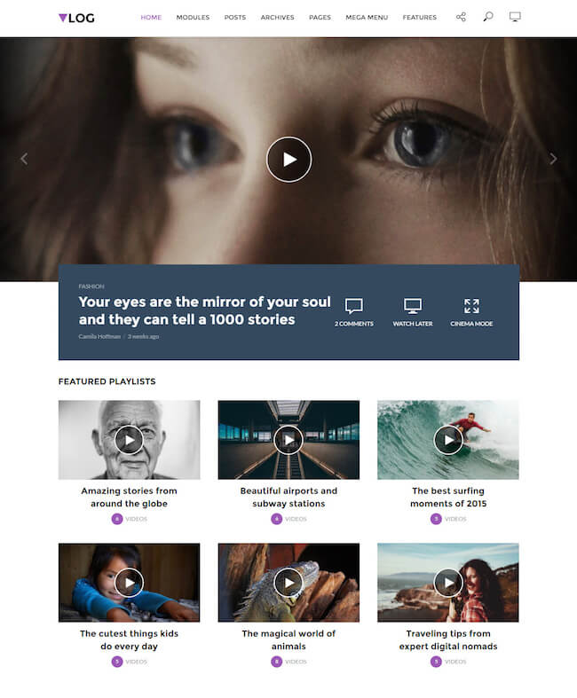 vlog-wordpress-theme