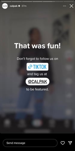 Instagram story idea direct to other sources