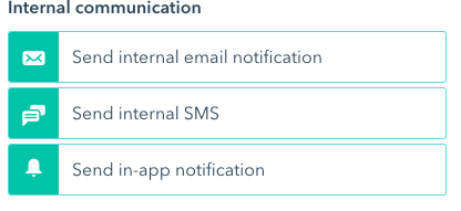 Internal Communication Option