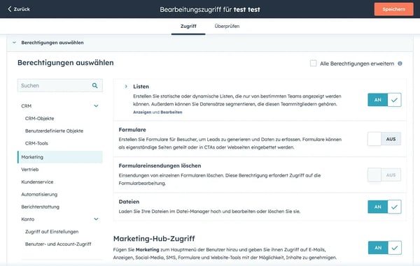 Aktivitätsprotokolle verwalten Berechtigungen
