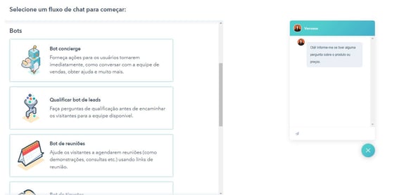 Crie e use chatbots para qualificar seus leads na ferramenta da HubSpot