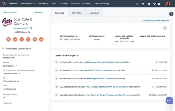 Lead Management Personalisierung