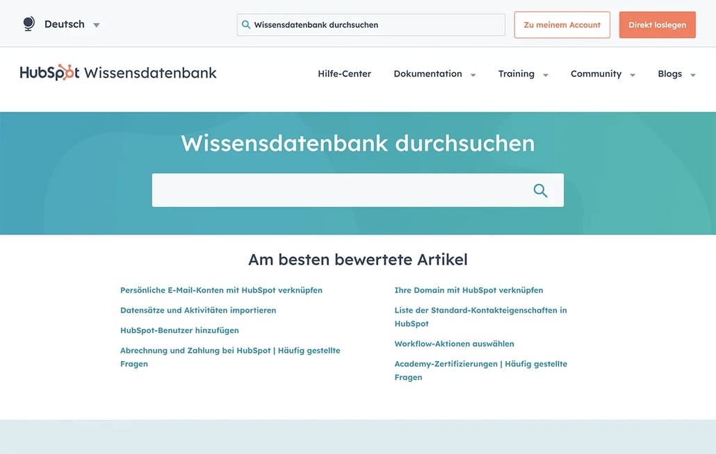 Helfen Sie Ihrer Kundschaft mit der Wissensdatenbank-Software von HubSpot, sich selbst zu helfen