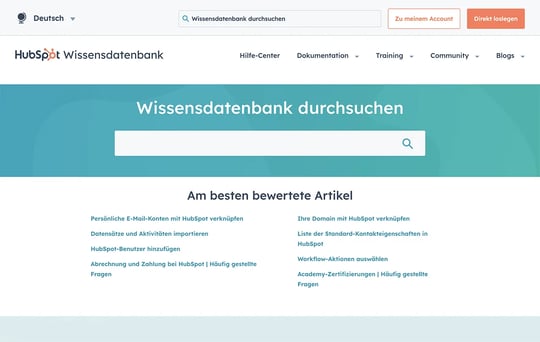 Helfen Sie Ihrer Kundschaft mit der Wissensdatenbank-Software von HubSpot, sich selbst zu helfen