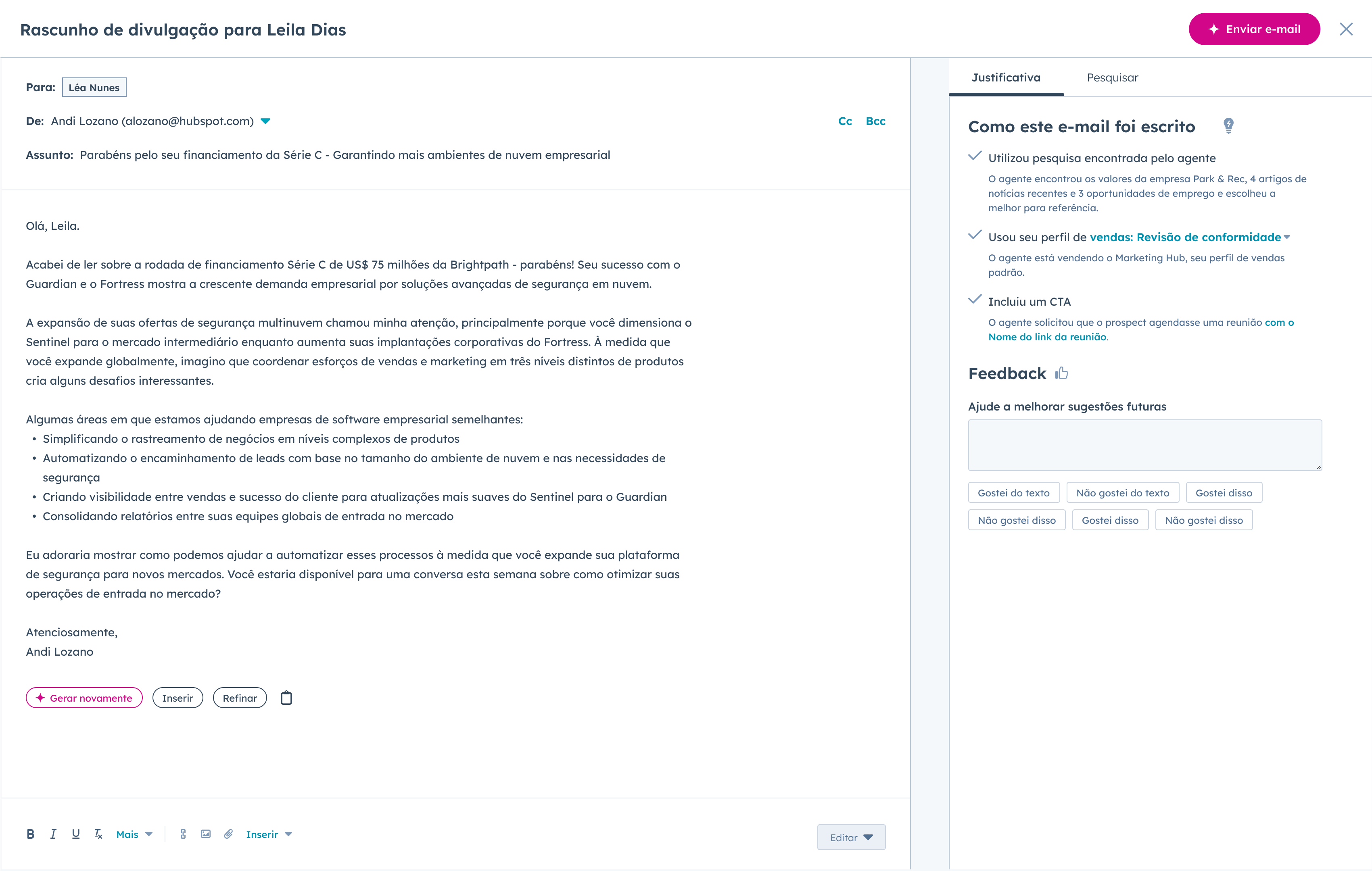 Breeze AI - Prospecting Agent - Write an Email_PT