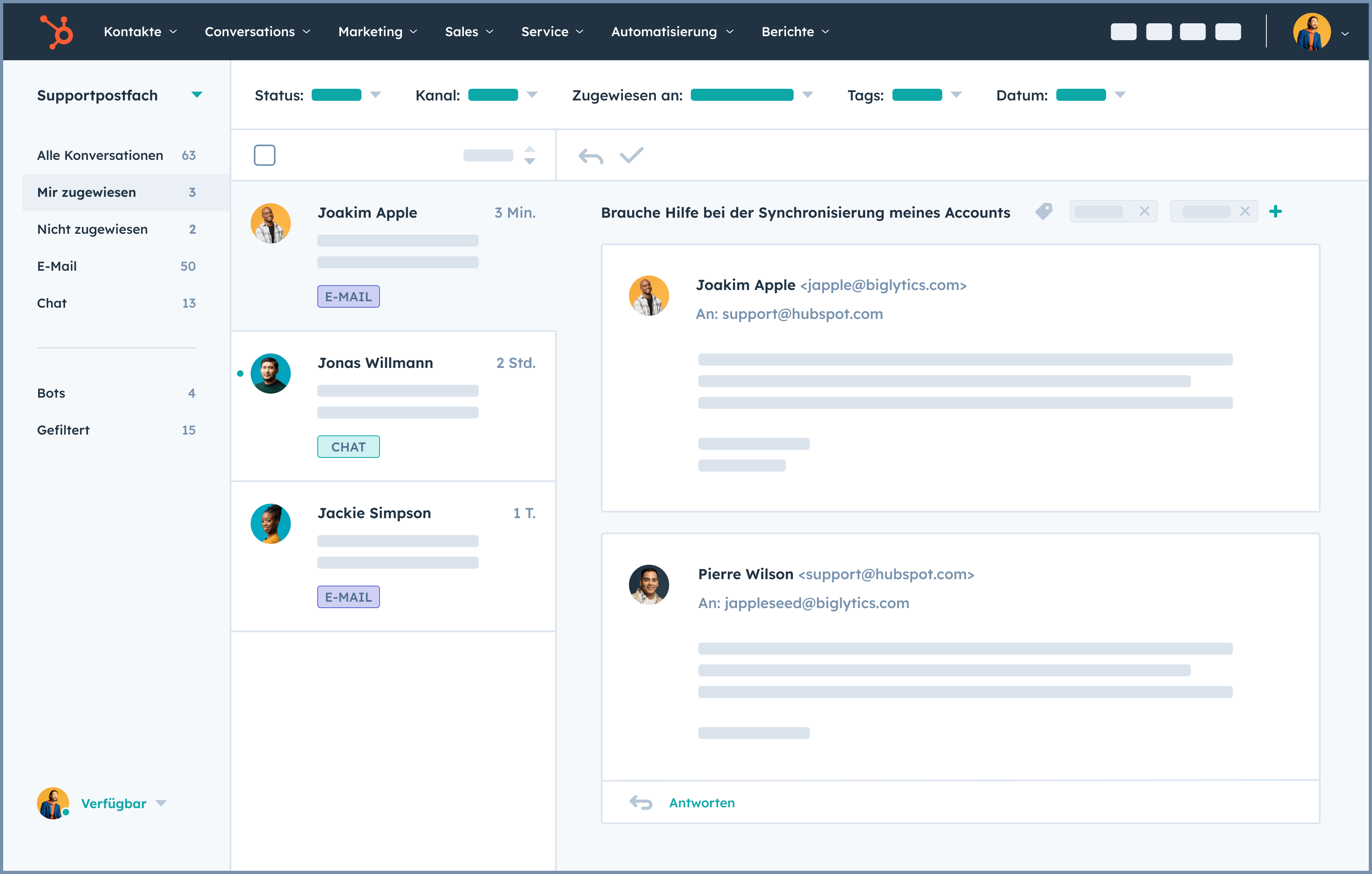 Service-Hub-Shared-inbox-DE