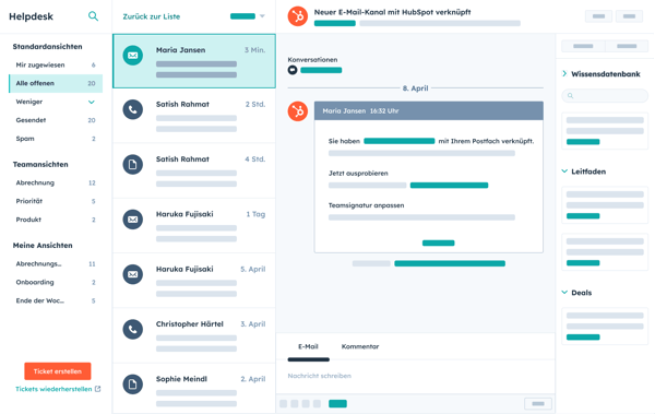 HubSpot Service Hub: Helpdesk