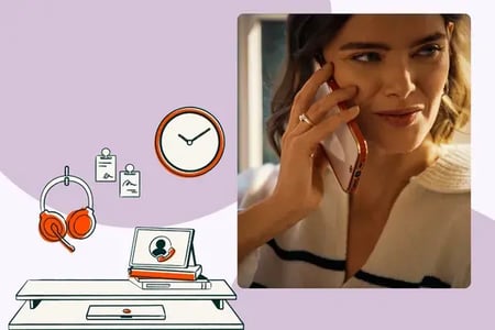 woman uses average deal velocity improvement for SaaS companies using AI conversation intelligence