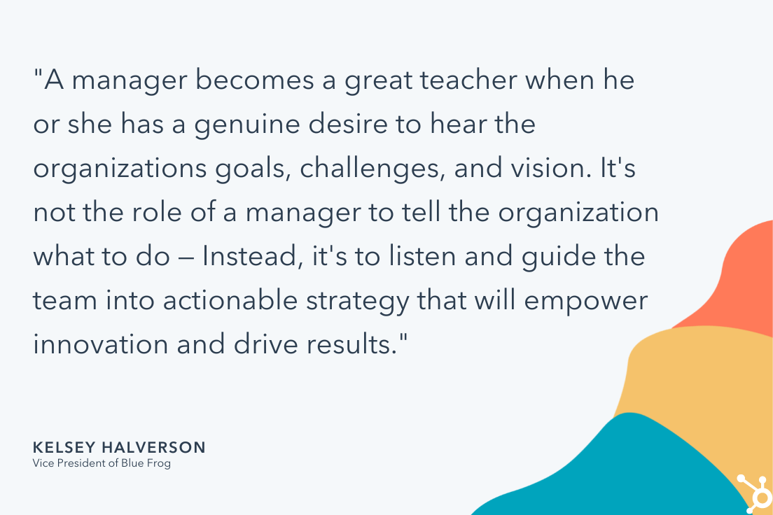 Kelseys quote on good leadership