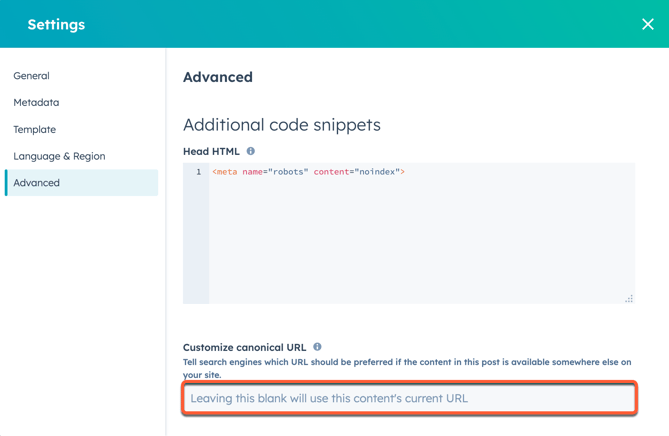 customize-a-canonical-url