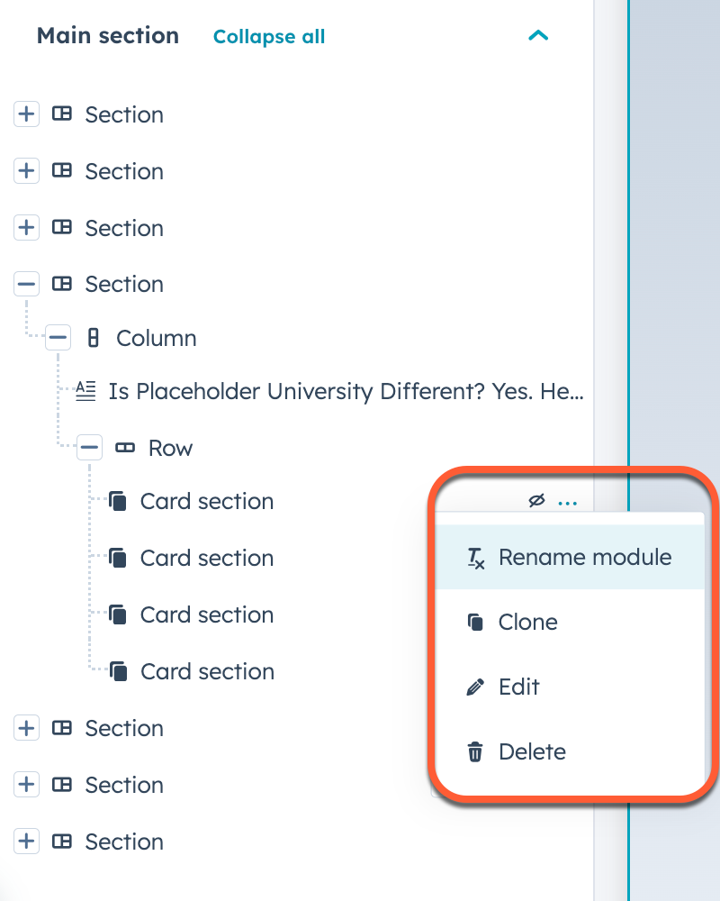 Edit content in the content editor