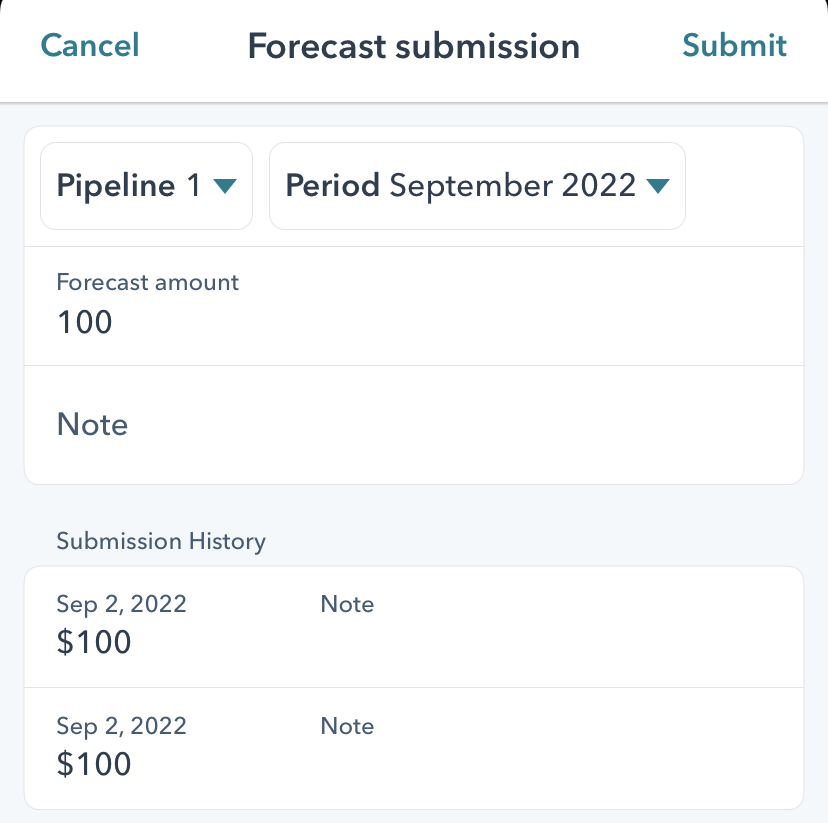 Use the forecast tool