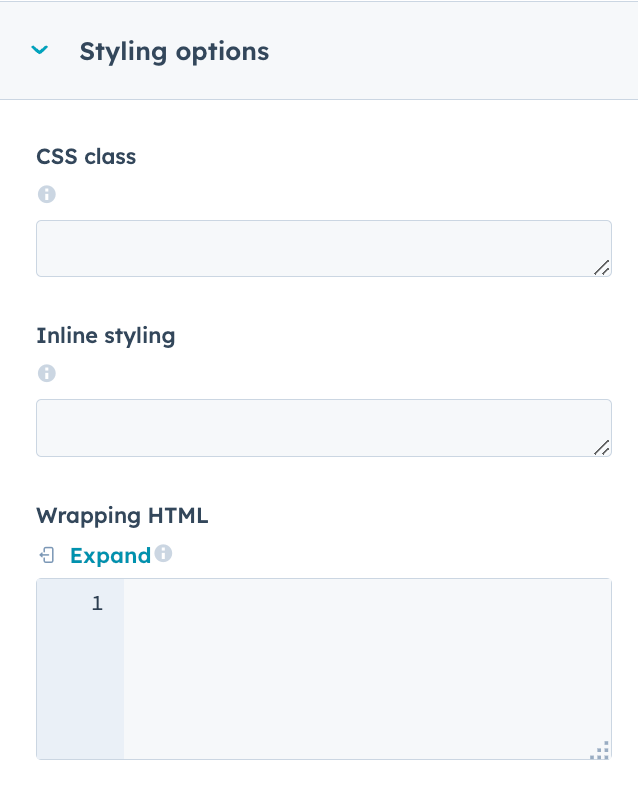 Use default modules in the layout editor