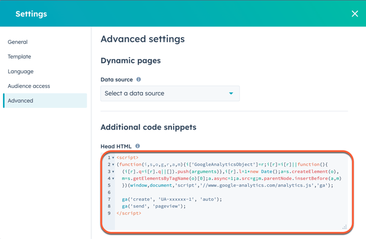 set-google-analytics-tracking-code