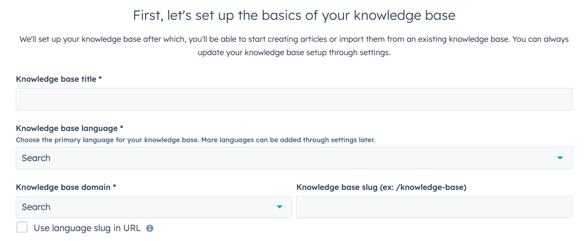 Knowledge Base Container Create and manage multiple knowledge bases