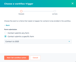 Automated sequence enrollment forms