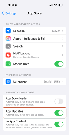 KB - Actualizaciones de aplicaciones