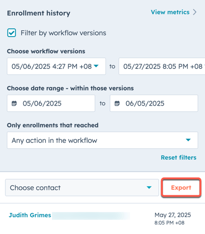 KB - Export Enrollment static lists