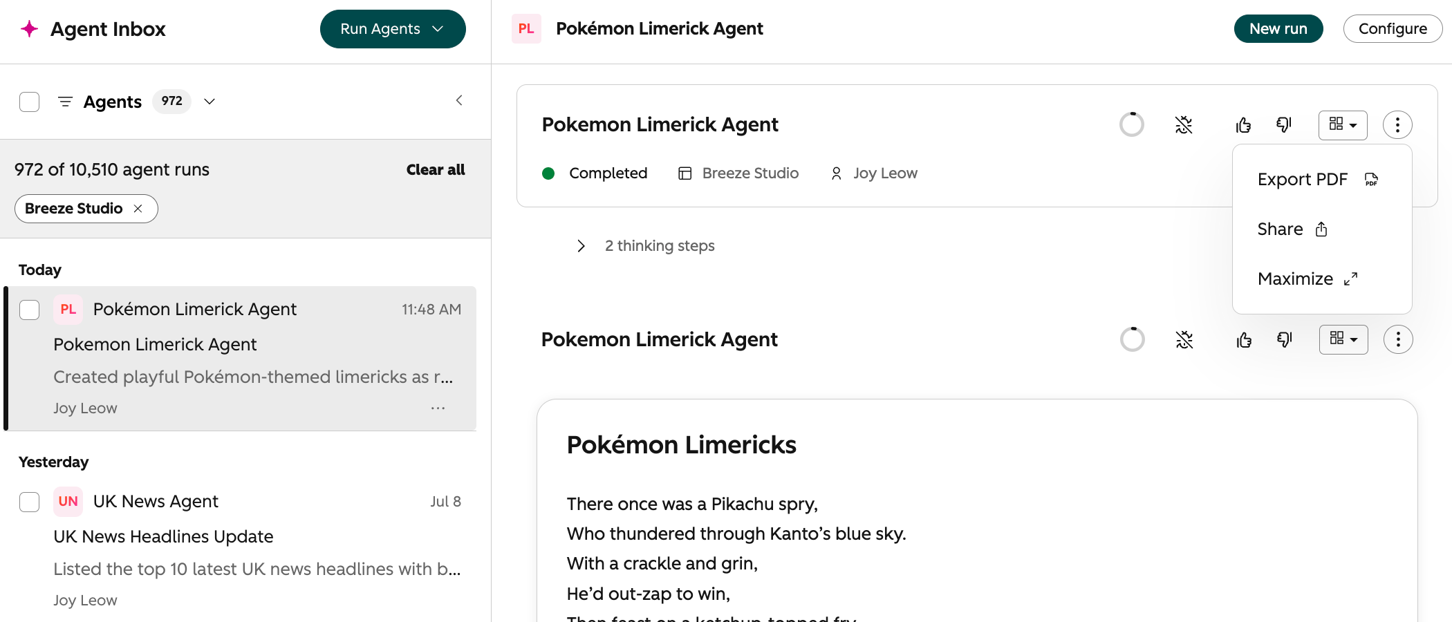 AI-agent-inbox-export