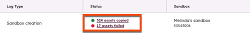 account-management-sandbox-status